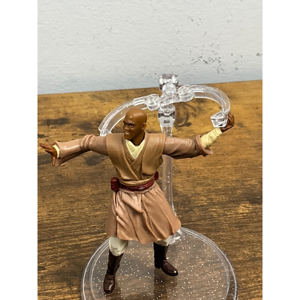 Star Wars Mace Windu Action Figure 2002 Hasbro Jedi Master Collectible Toy